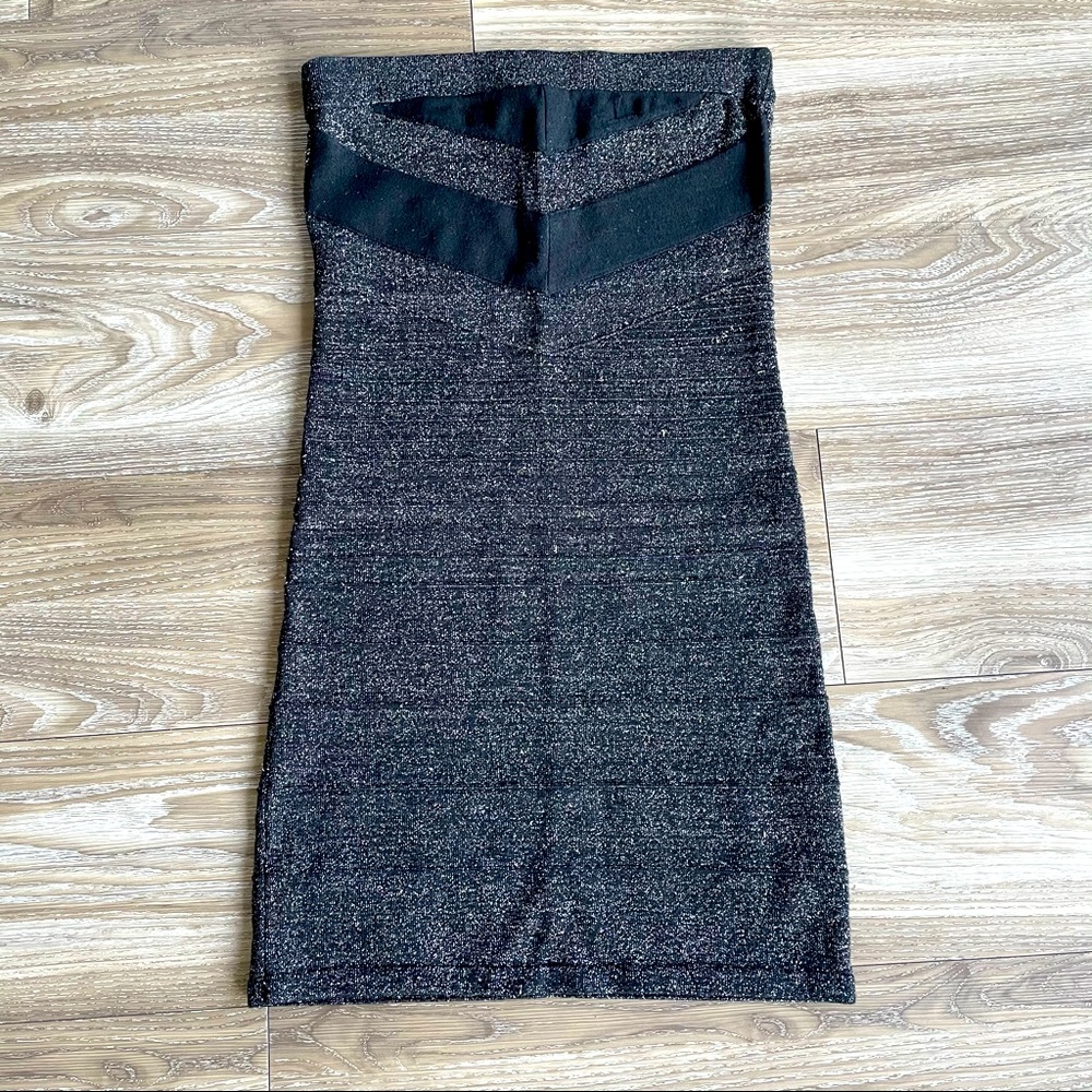 Black & Gold Mini Dress
